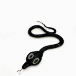 Figurina Sarpe Cobra neagra pui 85 cm