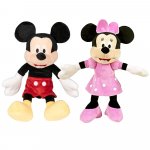 Set 2 jucarii din plus Mickey Mouse si Minnie Mouse 26 cm
