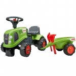 Tractor Baby Claas Green cu remorca
