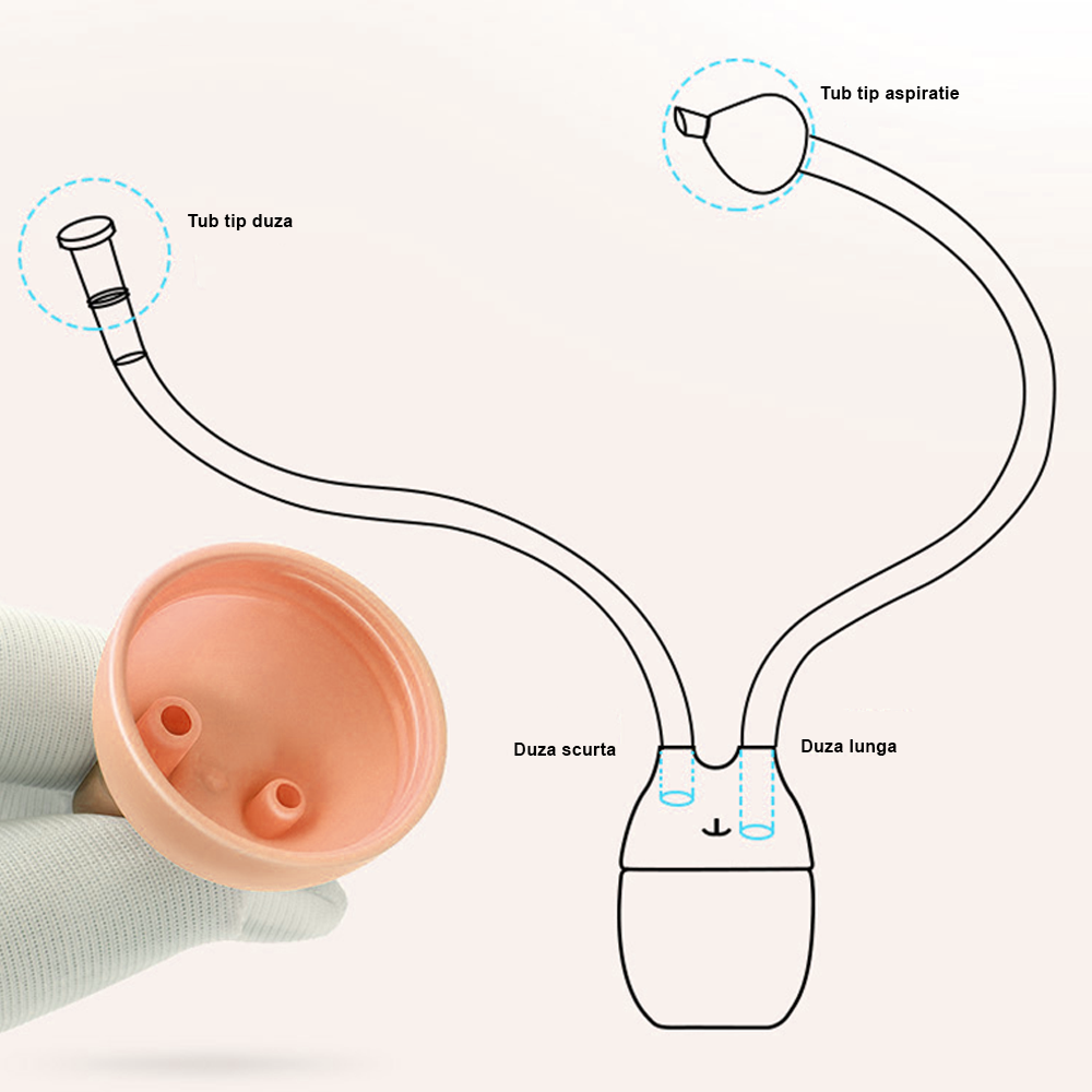 Aspirator nazal manual Bebumi Roz - 5 | YEO