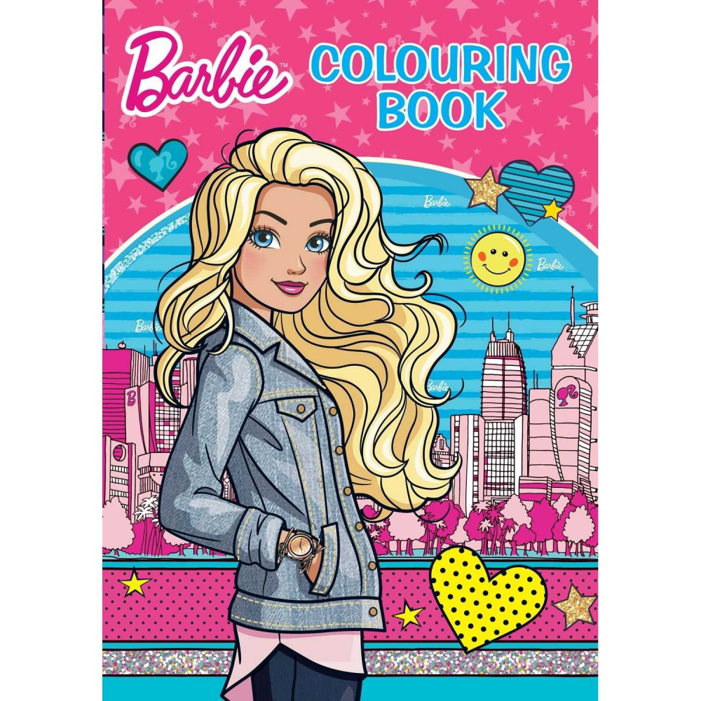 Carte de colorat Barbie Alligator