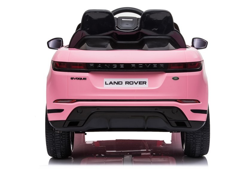 Masinuta electrica 12V cu doua locuri scaun piele si roti EVA Range Rover Pink - 2