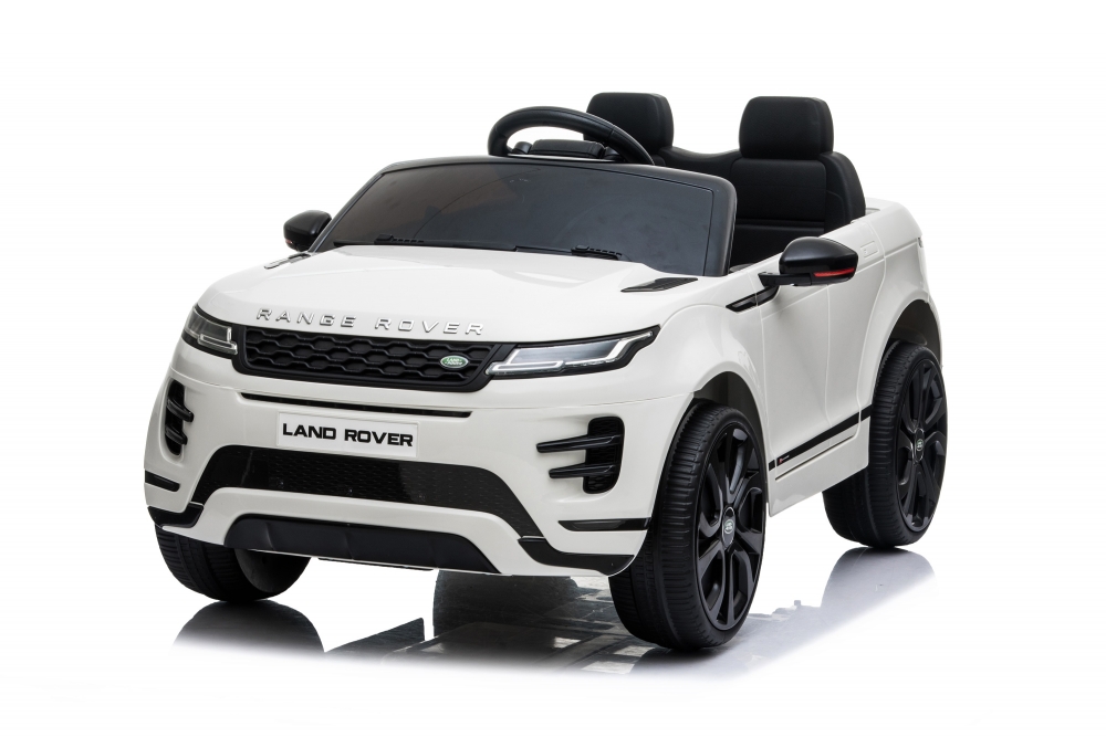 Masinuta electrica 12V cu roti EVA Range Rover Evogue White 12V imagine 2022 protejamcopilaria.ro