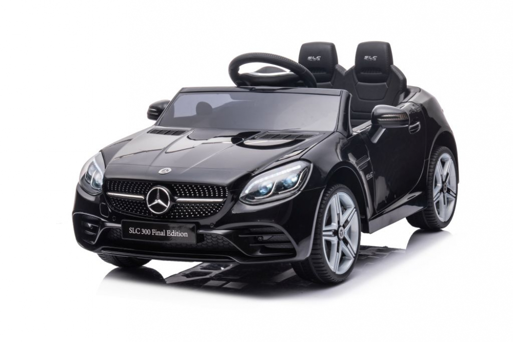 Masinuta electrica cu scaun de piele Mercedes SLC 300 Black 300 La Plimbare