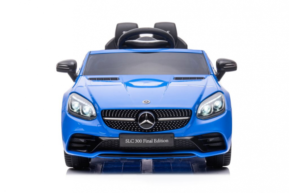 Masinuta electrica cu scaun de piele Mercedes SLC 300 Blue - 6