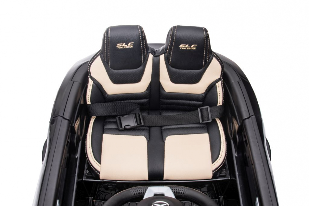 Masinuta electrica cu scaun de piele Mercedes SLC 300 Blue - 7