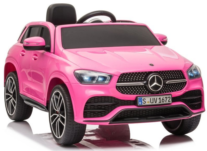 Masinuta electrica cu telecomanda si roti EVA Mercedes Benz GLE450 Pink Benz imagine noua responsabilitatesociala.ro