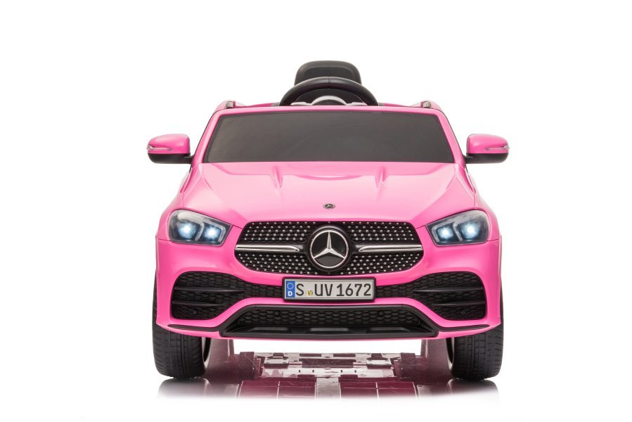 Masinuta electrica cu telecomanda si roti EVA Mercedes Benz GLE450 Pink - 1