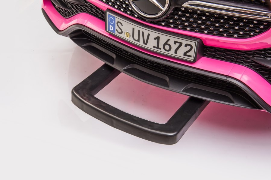 Masinuta electrica cu telecomanda si roti EVA Mercedes Benz GLE450 Pink - 2