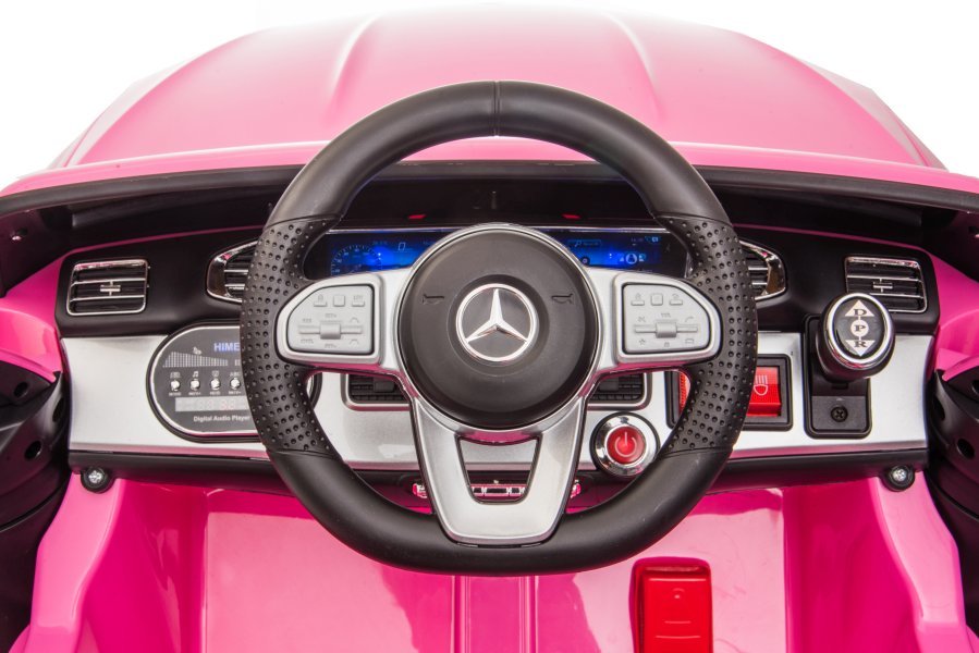 Masinuta electrica cu telecomanda si roti EVA Mercedes Benz GLE450 Pink - 4