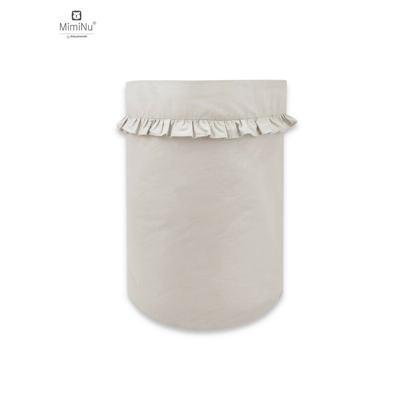 Cos rotund pentru depozitare jucarii 50x35 cm Colectia Royal beige MimiNu