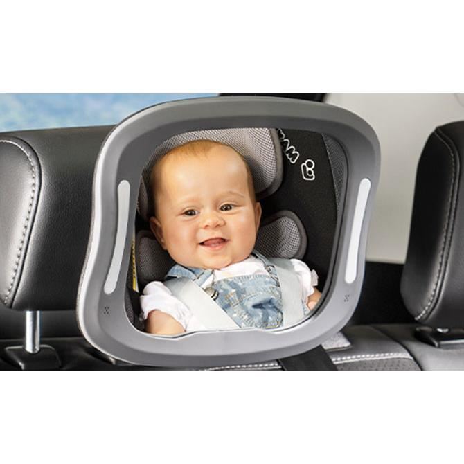 Oglinda de siguranta auto cu LED Reer BabyView pentru monitorizare bebelusi - 3