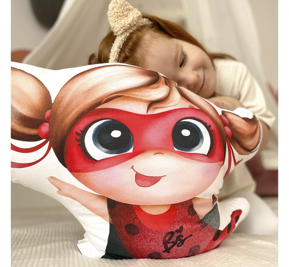 Perna bebe BabySteps Superhero Ladybug girl