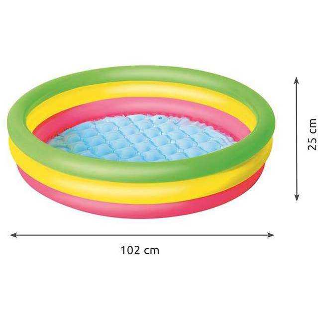 Piscina gonflabila cu 3 inele Bestway 102x25cm - 2 | YEO