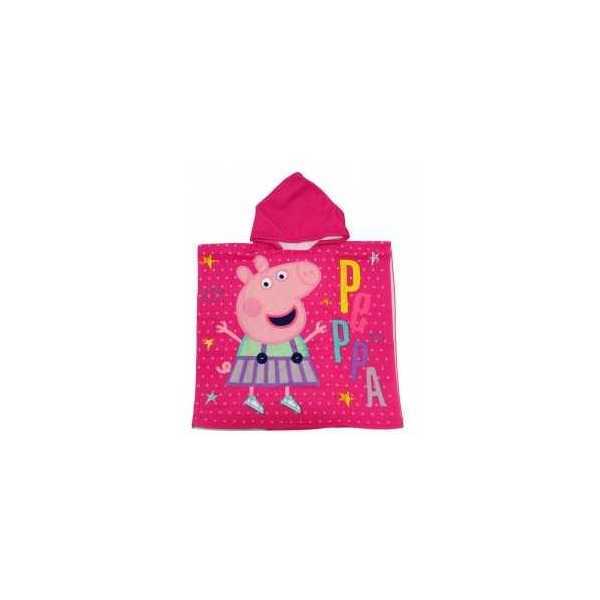 Poncho cu gluga Peppa Pig 55x110 cm Eplusm - 2 | YEO