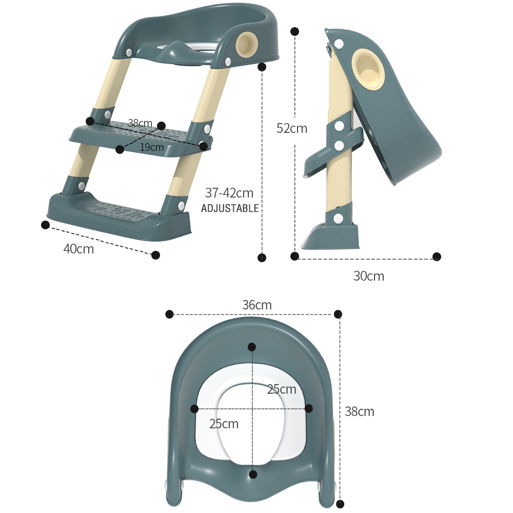 Reductor pliabil de toaleta Little Mom Potty Seat Green