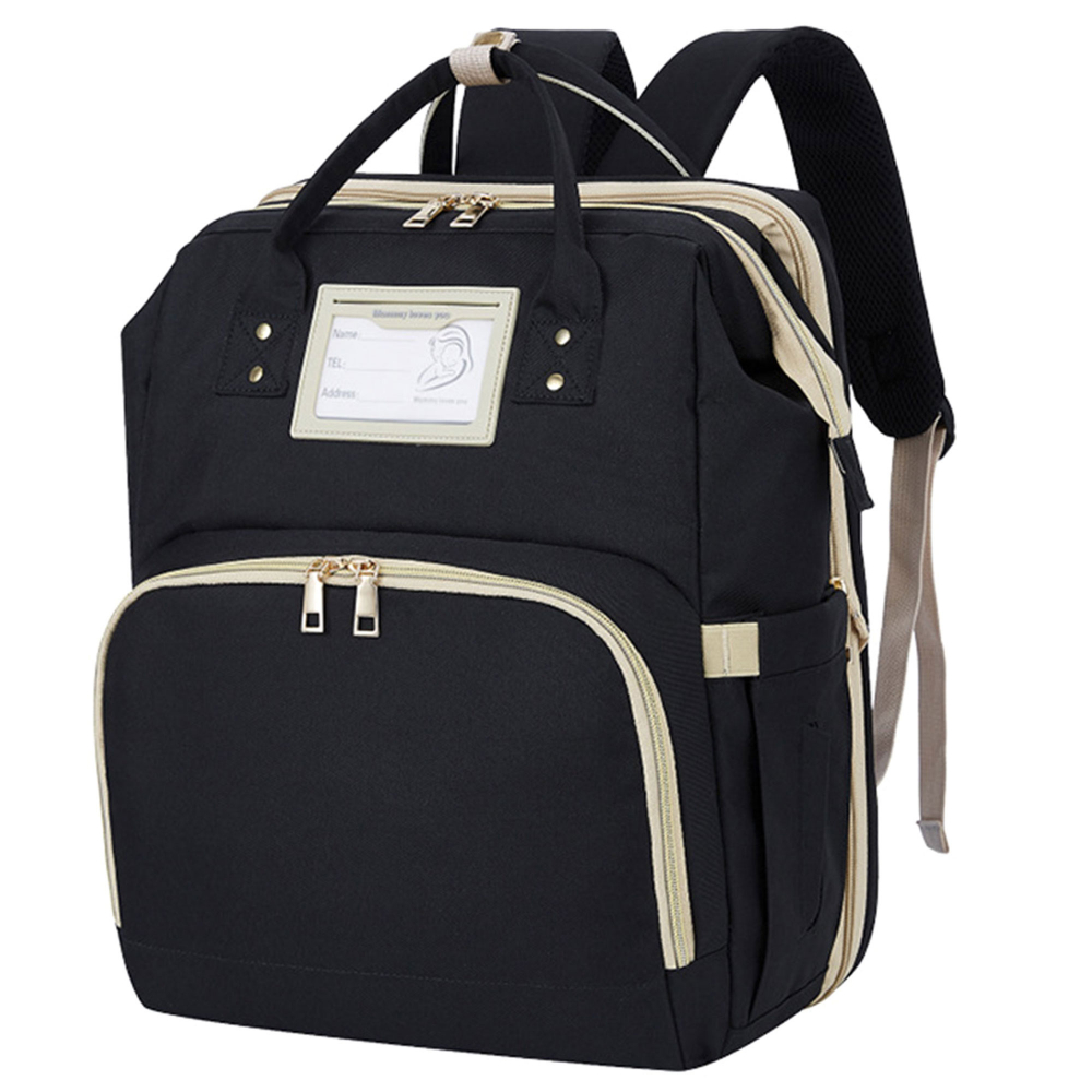 Rucsac pentru mamici Bebumi F extensibil Black - 3 | YEO