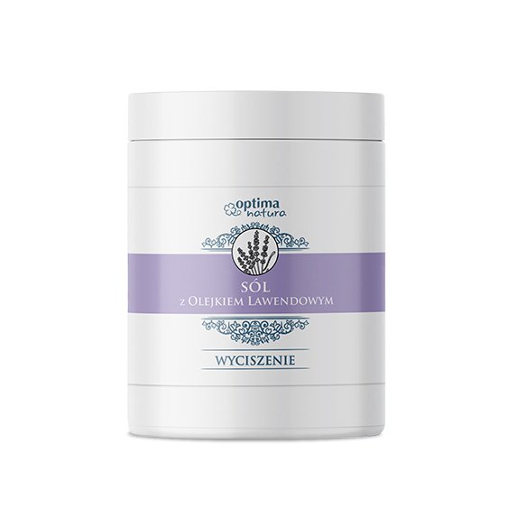 Sare naturala de bromura de iod Optima Natura cu ulei esential de lavanda pentru baie 1 kg