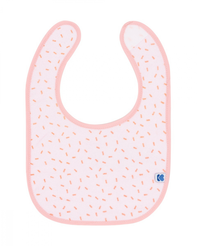 Set 3 bavete KikkaBoo Terry cu inchidere velcro Hippo Dreams Pink - 3 | YEO