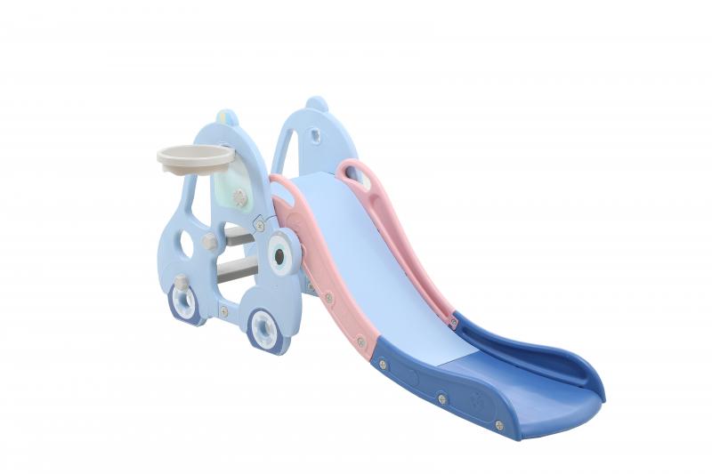 Tobogan MyKids masina cu cos de baschet OM002 Blue - 2 | YEO