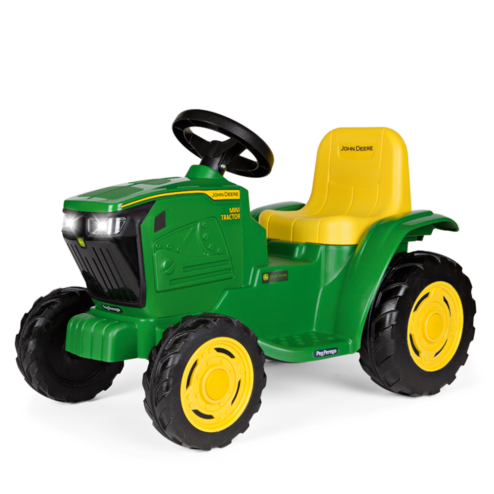 Tractor electric Peg Perego Mini JD John Deere 6V VerdeGalben - 7