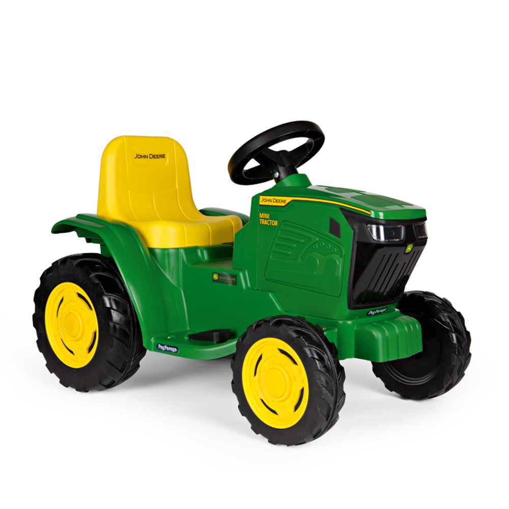 Tractor electric Peg Perego Mini JD John Deere 6V VerdeGalben - 4