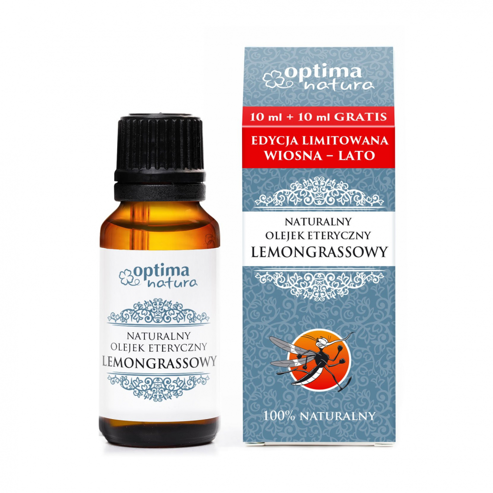 Ulei esential de Lemongrass Optima Natura 20 ml impotriva tantarilor - 3 | YEO