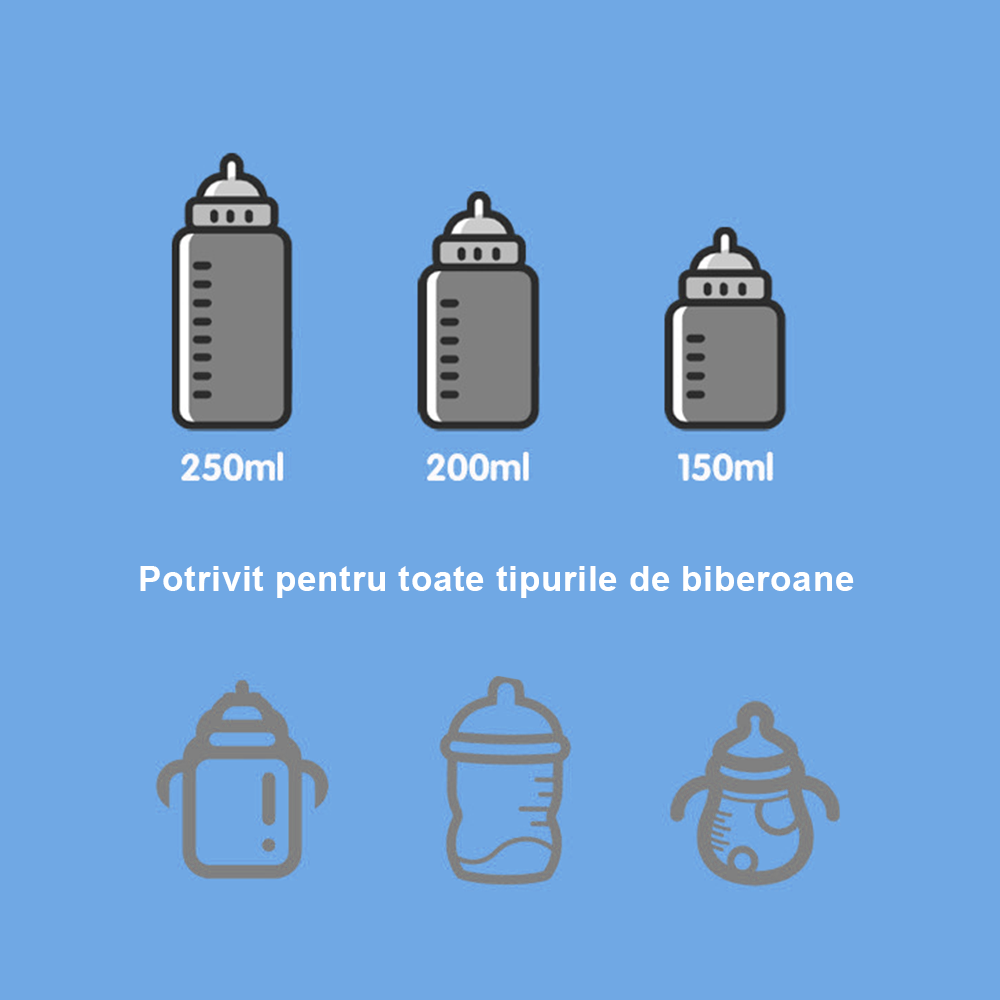 Incalzitor portabil pentru biberoane Bebumi D Roz - 2 | YEO