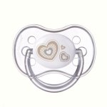 Suzeta cu capac Canpol Babies rotunda din silicon 0-6 luni new born 22/562_CAP
