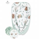 Cosulet bebelus pentru dormit Baby Cocoon 90x50 cm lulu natural MimiNu