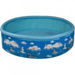 Piscina Happy People cu perete rigid si imprimeu Arctic Friends 185 x 39 cm