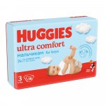 Scutece Huggies nr.3 Ultra Comfort 5 -9 Kg Boy 78 buc