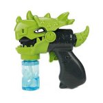 Pistol de facut baloane de sapun cu sunte si lumini Toi-Toys Dino Jurassic revival Negru/Verde