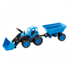 Tractoras buldozer pentru copii cu remorca Moctoys 10173