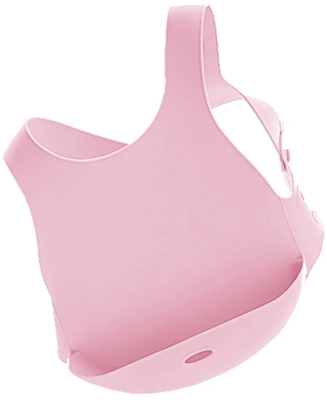 Baveta Flexi Bib Minikoioi 100 premium silicone pinky pink