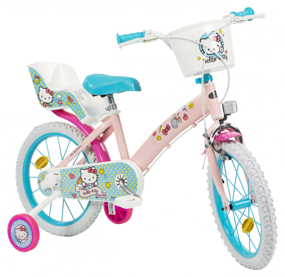 Bicicleta Toimsa 16 inch Hello Kitty Bicicleta imagine 2022 protejamcopilaria.ro