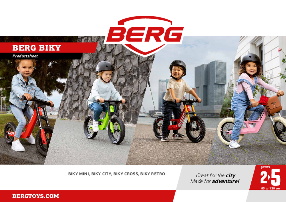 Bicicleta fara pedale Berg Biky City rosu - 4