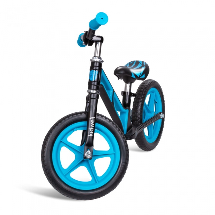 Bicicleta fara pedale cu cadru din magneziu Kidwell Comet Black Blue - 1