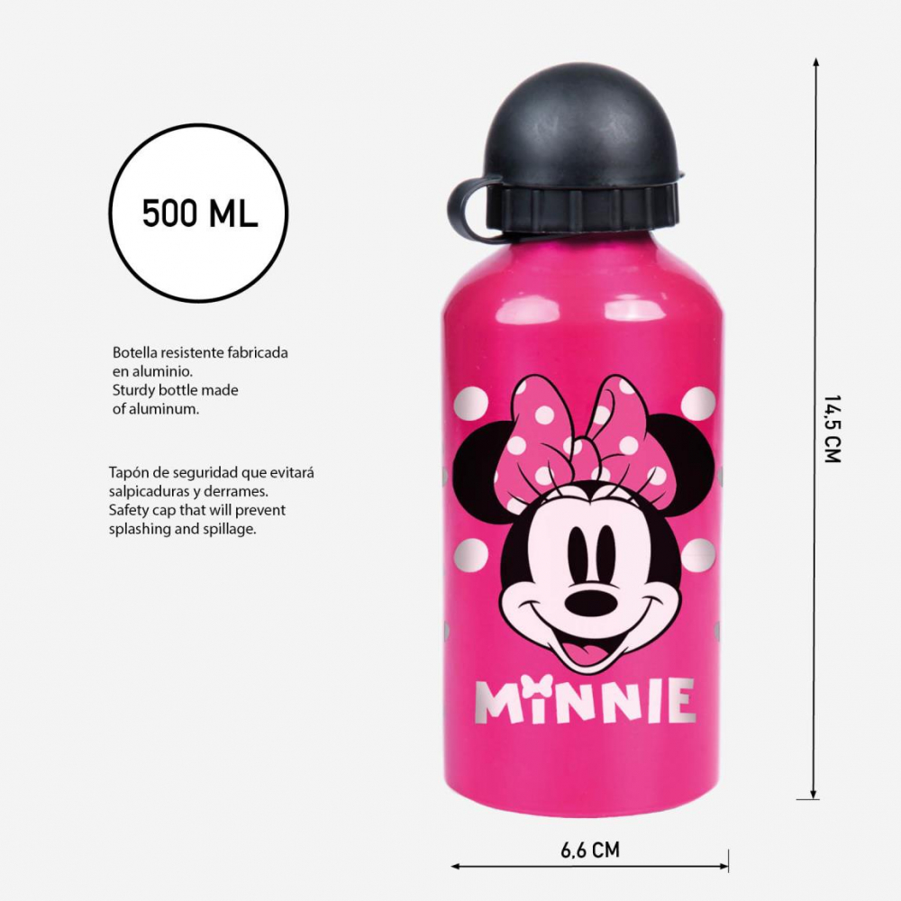 Bidon din aluminiu Minnie Mouse 500 ml - 1 | YEO