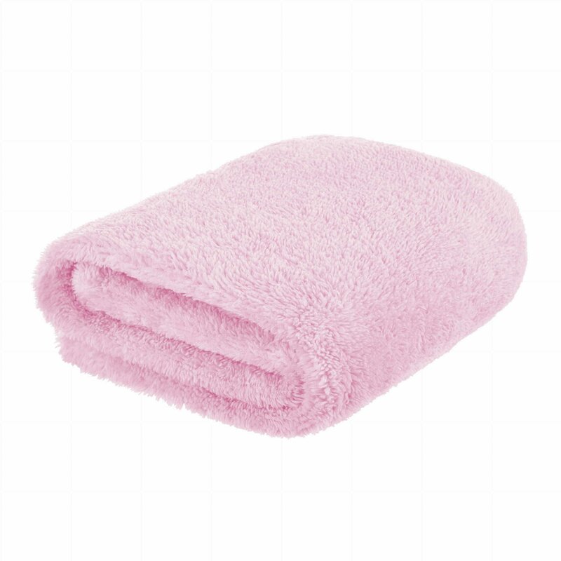 Paturica pufoasa pentru copii din fleece 80 x 100 cm Pink Bocioland - 2 | YEO