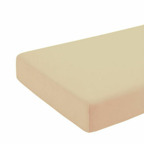 Cearceaf cappuccino cu elastic din bumbac 60x85 cm KidsDecor - 2