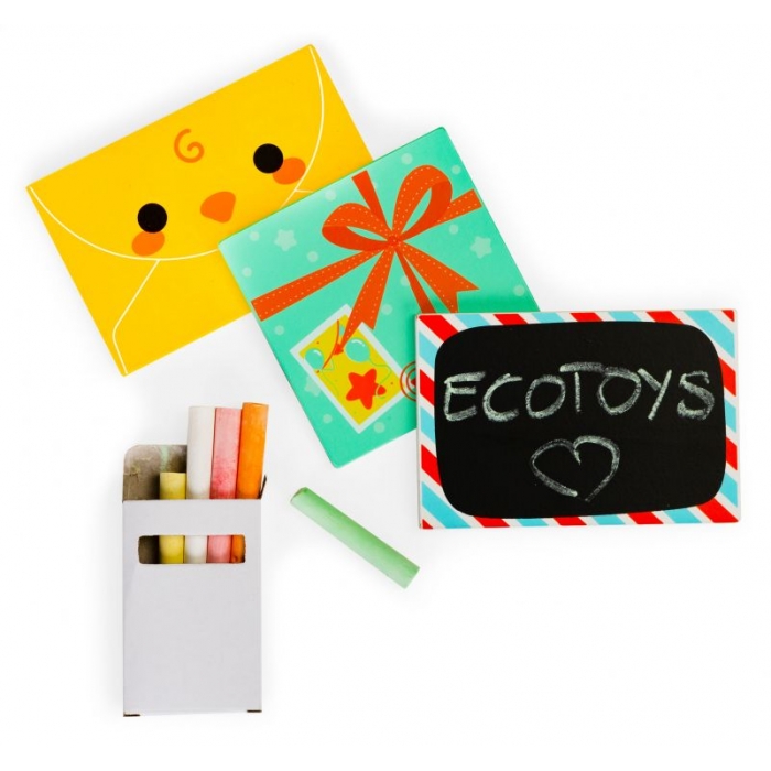 Cutie pentru scrisori din lemn pentru copii 2623 Ecotoys - 2 | YEO