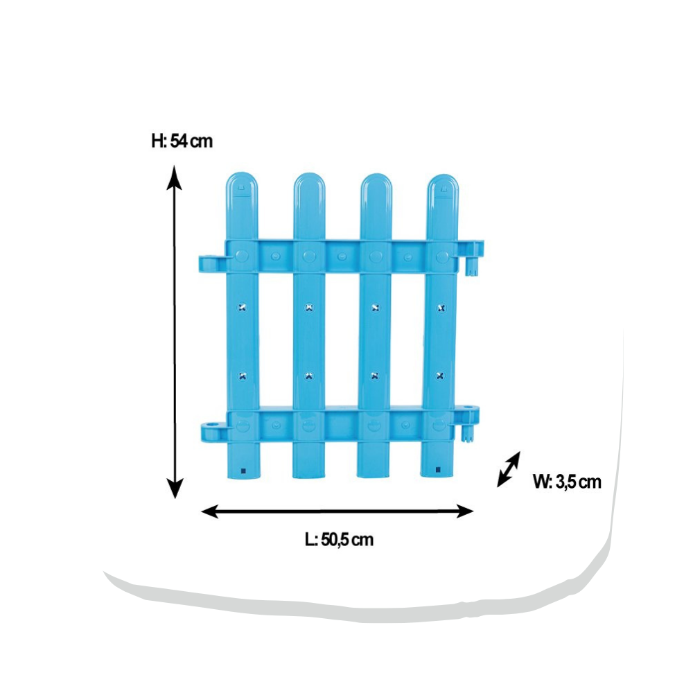 Gardulet loc de joaca Pilsan Multi Fence cu 8 panouri - 1 | YEO