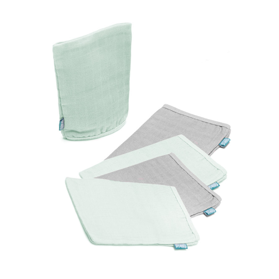 Manusi pentru baie din finet 5set Mint Grey Fillikid - 3 | YEO