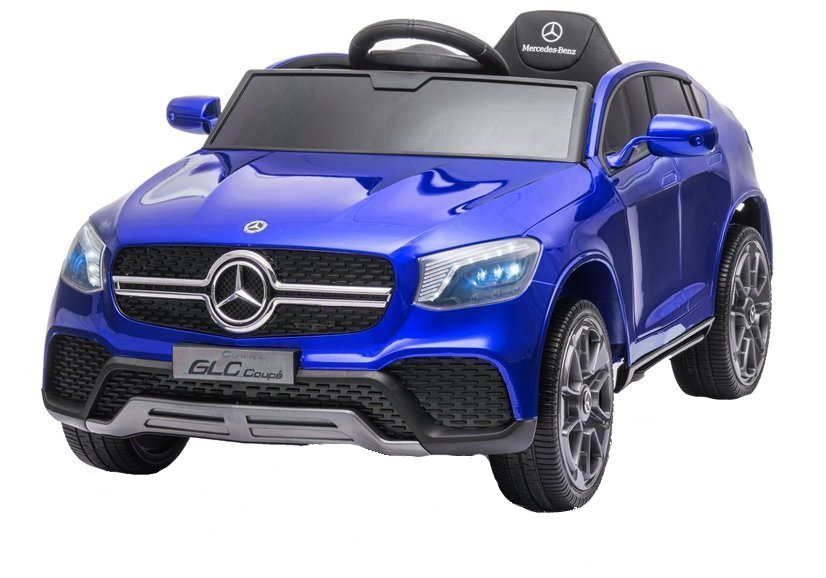 Masinuta electrica cu roti din cauciuc Mercedes-Benz GLC Coupe Paint Blue - 5