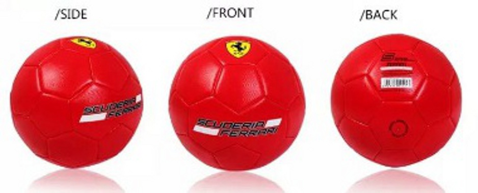 Mingie de fotbal Ferrari marimea 5 Rosie - 1