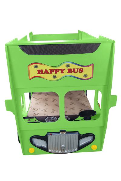 Patut tineret MDF Plastiko Happy Bus verde 190×90 190x90 imagine noua responsabilitatesociala.ro