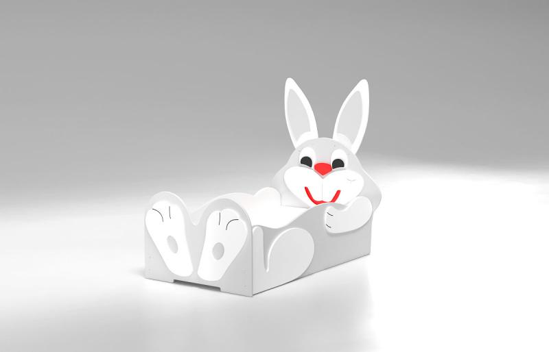 Patut tineret MDF Plastiko Rabbit Small 160x80 - 1