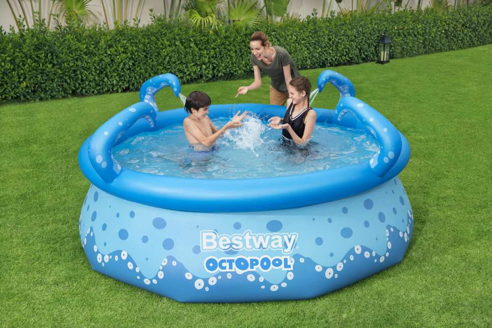 Piscina gonflabila pentru copii model octopus 274×76 cm 57397 274x76 imagine noua responsabilitatesociala.ro