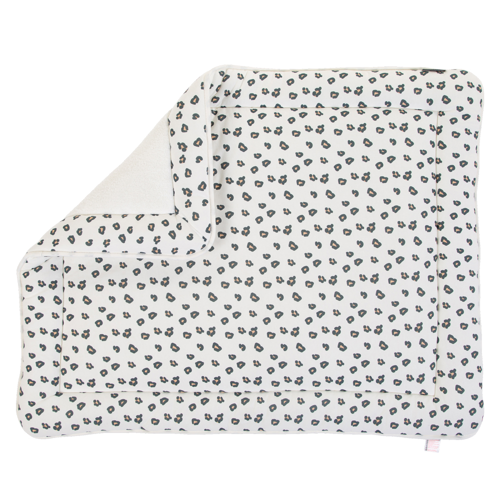 Salteluta de joaca Childhome 75x95 cm Jerse leopard